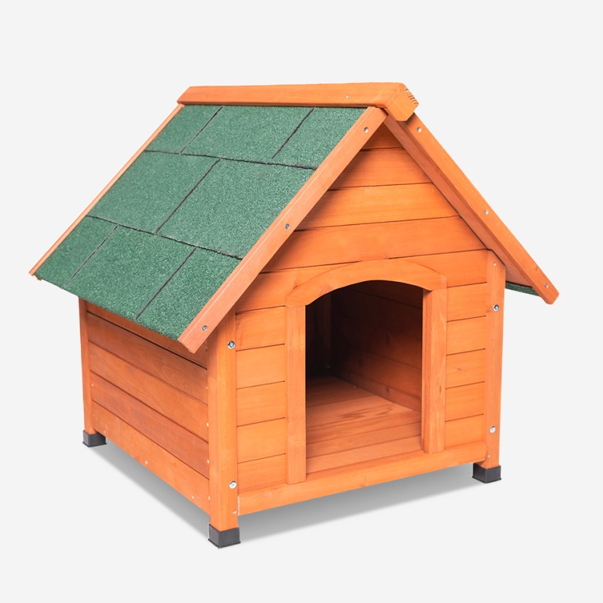 Niche extérieure en bois pour chiens de taille moyenne 85x101x85 Linus Promotion Niche extérieure en bois pour chiens de taille moyenne 85x101x85 Linus Promotion