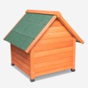 Houten hondenhok voor middelgrote tot grote honden voor buiten 96x112x102 cm Laika Kortingen