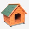 Houten hondenhok voor middelgrote tot grote honden voor buiten 96x112x102 cm Laika Aanbieding