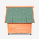 Houten hondenhok voor middelgrote tot grote honden voor buiten 96x112x102 cm Laika Korting