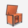 Houten hondenhok voor middelgrote honden 85x60x60 cm Kody Aanbod
