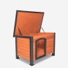 Houten hondenhok voor middelgrote tot grote honden 104x69x70 cm Lessie Aanbod