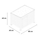 Niche de jardin extérieure en bois pour chiens moyens 85x60x60 Kody Choix