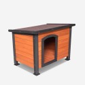 Hondenhok voor buiten van hout voor grote honden 116x84x84 cm Nicky Aanbieding