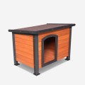 Hondenhok voor buiten van hout voor grote honden 116x84x84 cm Nicky Aanbieding