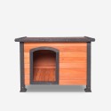 Houten hondenhok voor middelgrote honden 85x60x60 cm Kody Korting