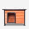 Houten hondenhok voor grote honden 127x95x95 cm Nebbia Korting
