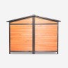 Houten hondenhok voor buiten middelgroot 150x79x110 cm met twee ingangen Oscar Catalogus
