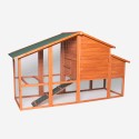 Kippenhok voor in de tuin 198x75x116 cm Ciky Catalogus