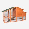 Kippenhok voor in de tuin 198x75x116 cm Ciky Catalogus