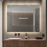 Spiegel badkamer achterverlicht ledverlichting rechthoekig 70x90cm Strokkur L Aanbod
