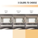 Moderne badkamer spiegel LED-verlichting achterverlicht 75x100cm Strokkur XL Korting