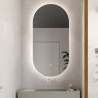 Ovale spiegel badkamer met achtergrondverlichting led 60x100cm modern Konughs XL Aanbieding