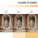 Ovale spiegel badkamer met achtergrondverlichting led 60x100cm modern Konughs XL Korting