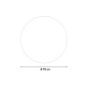 Miroir de salle de bain LED rond 70cm rétroéclairé cadre noir Laugarv L Catalogue