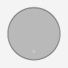 Miroir de salle de bain LED rond 80cm cadre rétroéclairé Laugarv XL Vente
