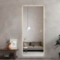 Rechthoekige wandspiegel met LED-verlichting 70x170 cm Opperishola Aanbieding