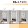 Rechthoekige wandspiegel met LED-verlichting 70x170 cm Opperishola Korting