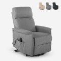 Fauteuil Relax électrique pour seniors roulettes et USB Giorgia Tech Promotion