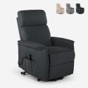 Fauteuil Relax électrique pour seniors roulettes et USB Giorgia Tech Offre