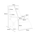 Fauteuil Relax électrique pour seniors roulettes et USB Giorgia Tech 