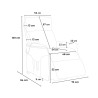 Fauteuil Relax électrique pour seniors roulettes et USB Giorgia Tech 