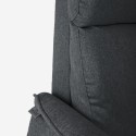 Fauteuil Relax électrique pour seniors roulettes et USB Giorgia Tech 