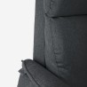 Fauteuil Relax électrique pour seniors roulettes et USB Giorgia Tech 