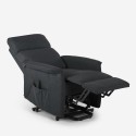Fauteuil Relax électrique pour seniors roulettes et USB Giorgia Tech 
