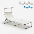 Opvouwbaar ligbed met zonnescherm California Aanbieding