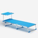 Set van 24 opvouwbare ligbedden met zonnedak California Keuze