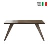 Moderne design eettafel keuken 180x90cm met ijzeren poten Eagan Kortingen