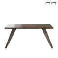 Moderne design eettafel keuken 180x90cm met ijzeren poten Eagan Aanbieding