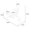 Hometrainer voor buikspieren met draaiende beweging Hawk Model