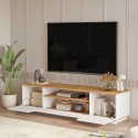 Instellen mobiele TV 3 delen + lage witte houten design moderne Award Kortingen