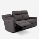 Canapé 3 places électrique inclinable 2 USB en similicuir Jovit Achat