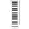 Sèche-serviettes électrique 1200w chauffant wifi 180cm Tawoo XXL 