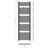 Sèche-serviettes électrique 160cm basse consommation wifi 1000w Tawoo XL 