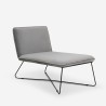Luxe fluwelen lounge stoel in modern minimalist design Dumas Kortingen