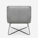 Fauteuil chaise longue au design moderne minimaliste en velours Dumas Choix