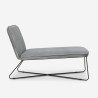 Luxe fluwelen lounge stoel in modern minimalist design Dumas Model