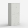 Metalen lockerkast met 4 afsluitbare deuren Thera Aanbieding