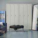 Lockerkast van metaal met 3 deuren en slot Laki Verkoop