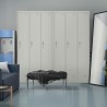 Lockerkast van metaal met 3 deuren en slot Laki Verkoop