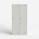 Lockerkast voor kantoor of kleedkamer van metaal met 2 deuren en slot Fuji Aanbod