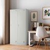 Lockerkast voor kantoor of kleedkamer van metaal met 2 deuren en slot Fuji Kortingen