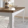 Table de salle à manger extensible 160-240x90cm en bois de chêne Guilhem Offre