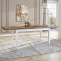 Table de salle à manger extensible 160-240x90cm en bois de chêne Guilhem Promotion