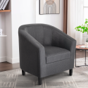 Klassieke design stoffen loungestoel fauteuil Cookie Class  Aanbod