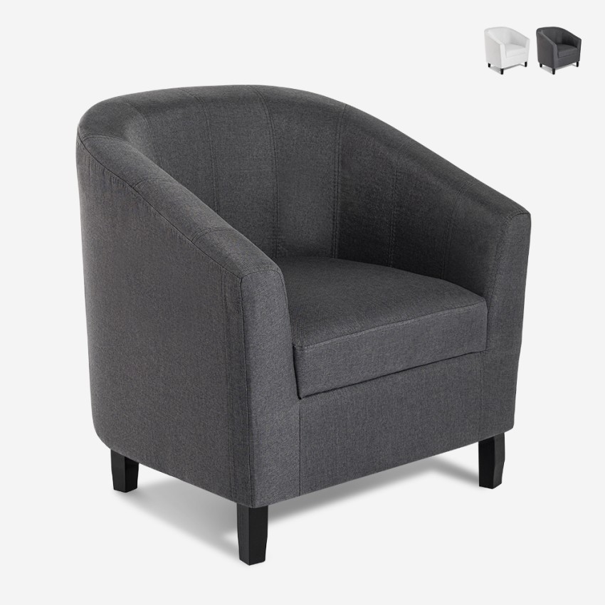 Klassieke design stoffen loungestoel fauteuil Cookie Class  Aanbieding